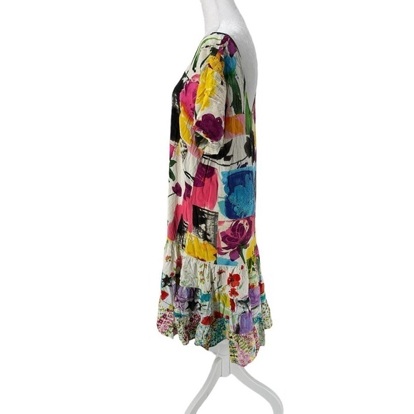 Jams World Womens Daiquiri Print Hattie Sundress Dress White Size Large - Picture 7 of 13